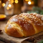 Cougnou belge moelleux traditionnel pain de Jésus fait maison