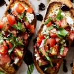 Pain tomate ail au fromage de chèvre