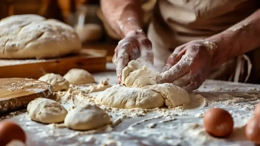 Façonnage de la ficelle de pain