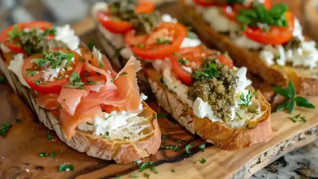 Ficelle garnie pour l’apéritif