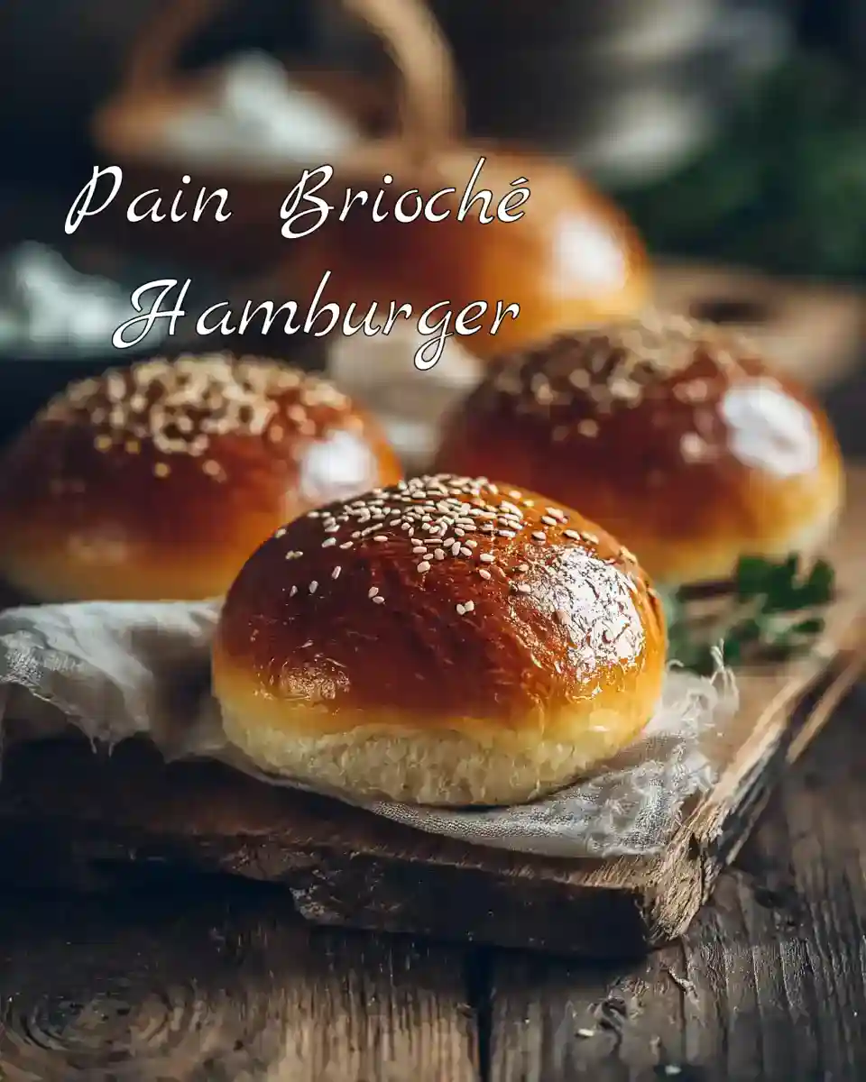 Recette Pain Hamburger Brioché Maison