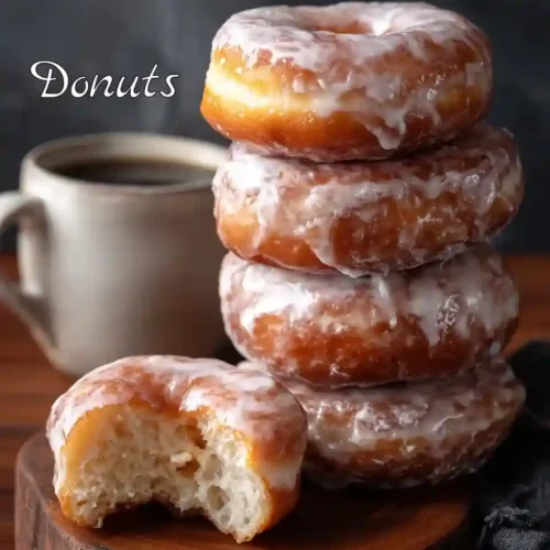 Pyramide de donuts maison moelleux et glacés pour Pinterest
