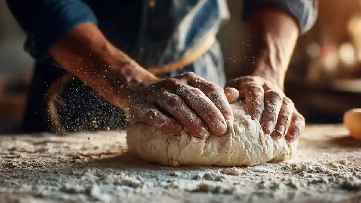 Préparation de la pâte pour la recette donuts maison