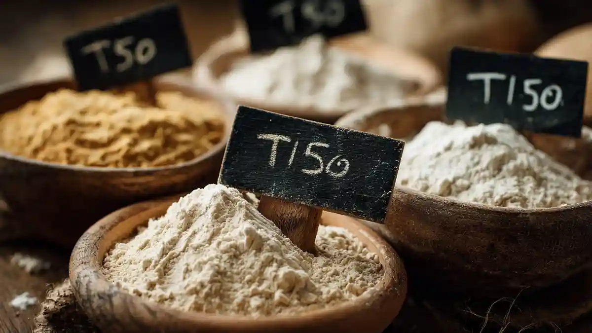 Différents types de farine pour pain maison T55 à T150