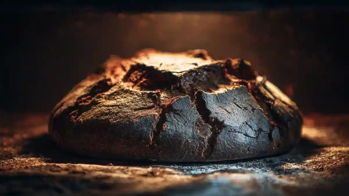 Erreurs pain maison: Pain maison brûlé dans un four