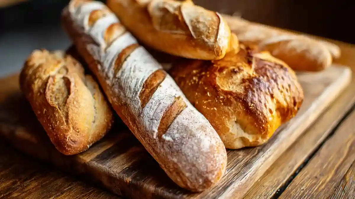 Cuisson pain au four: Différents types de pain avec températures de cuisson