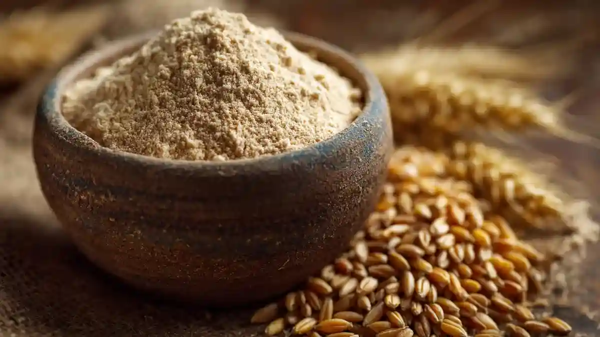 Préparation d’une pâte avec farine de Khorasan