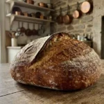 pain décongelé avec croûte croustillante