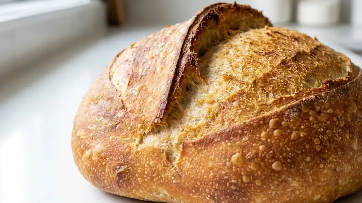 Poolish pain maison à la croûte dorée et croustillante